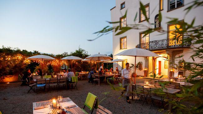 Schloss Wartegg Rorschacherberg Restaurace fotografie